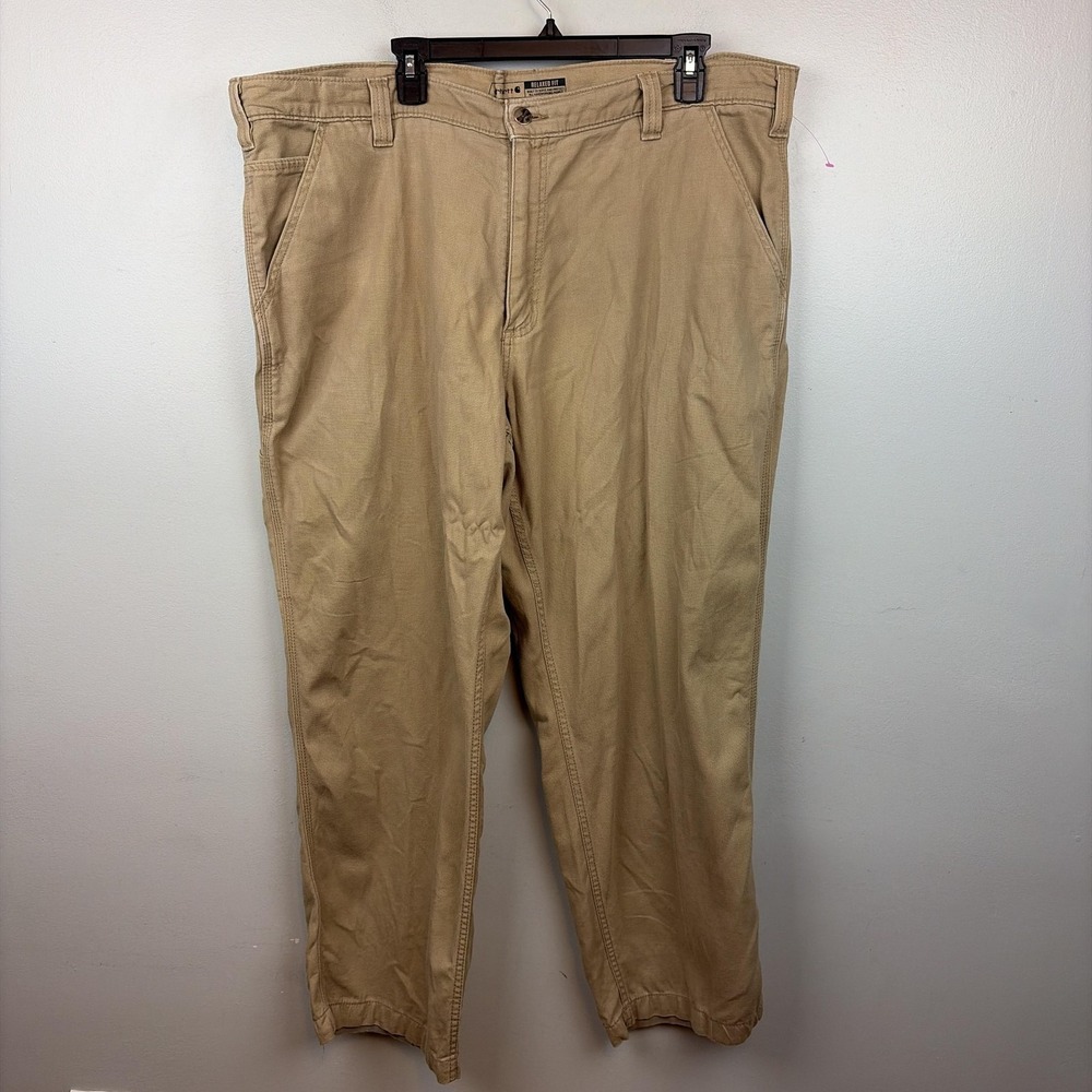 Carhartt Pants Mens 42x30 Beige Rugged Flex Relaxed Fit Canvas Workwear